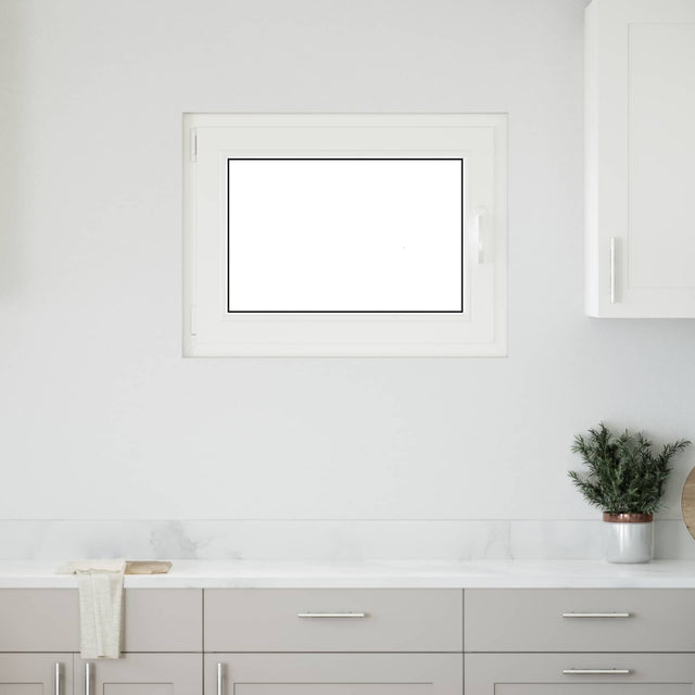 Vidaxl kleur binnenkant kelderraam wit risor 80 x 50 cm