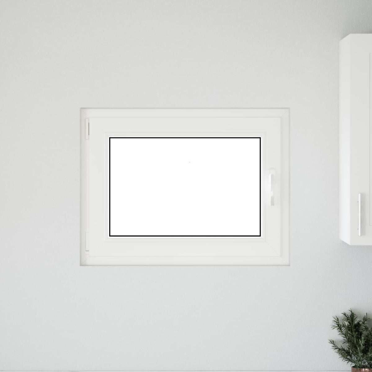 Vidaxl kleur binnenkant kelderraam wit risor 80 x 50 cm