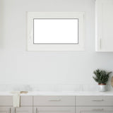 Vidaxl kleur binnenkant kelderraam wit risor 90 x 50 cm