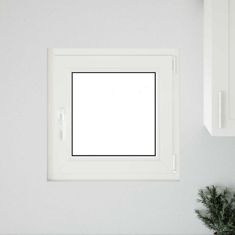 Vidaxl kleur binnenkant kelderraam wit risor 50 x 50 cm