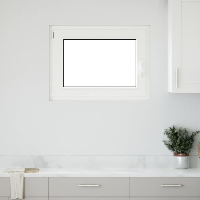 Vidaxl kleur binnenkant kelderraam wit risor 80 x 50 cm
