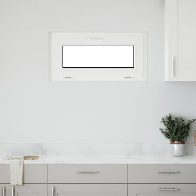 Vidaxl kleur binnenkant kelderraam wit risor 80 x 40 cm