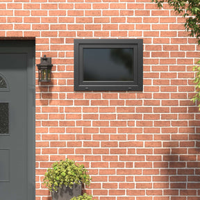 Vidaxl kleur binnenkant kelderraam wit risor 80 x 50 cm