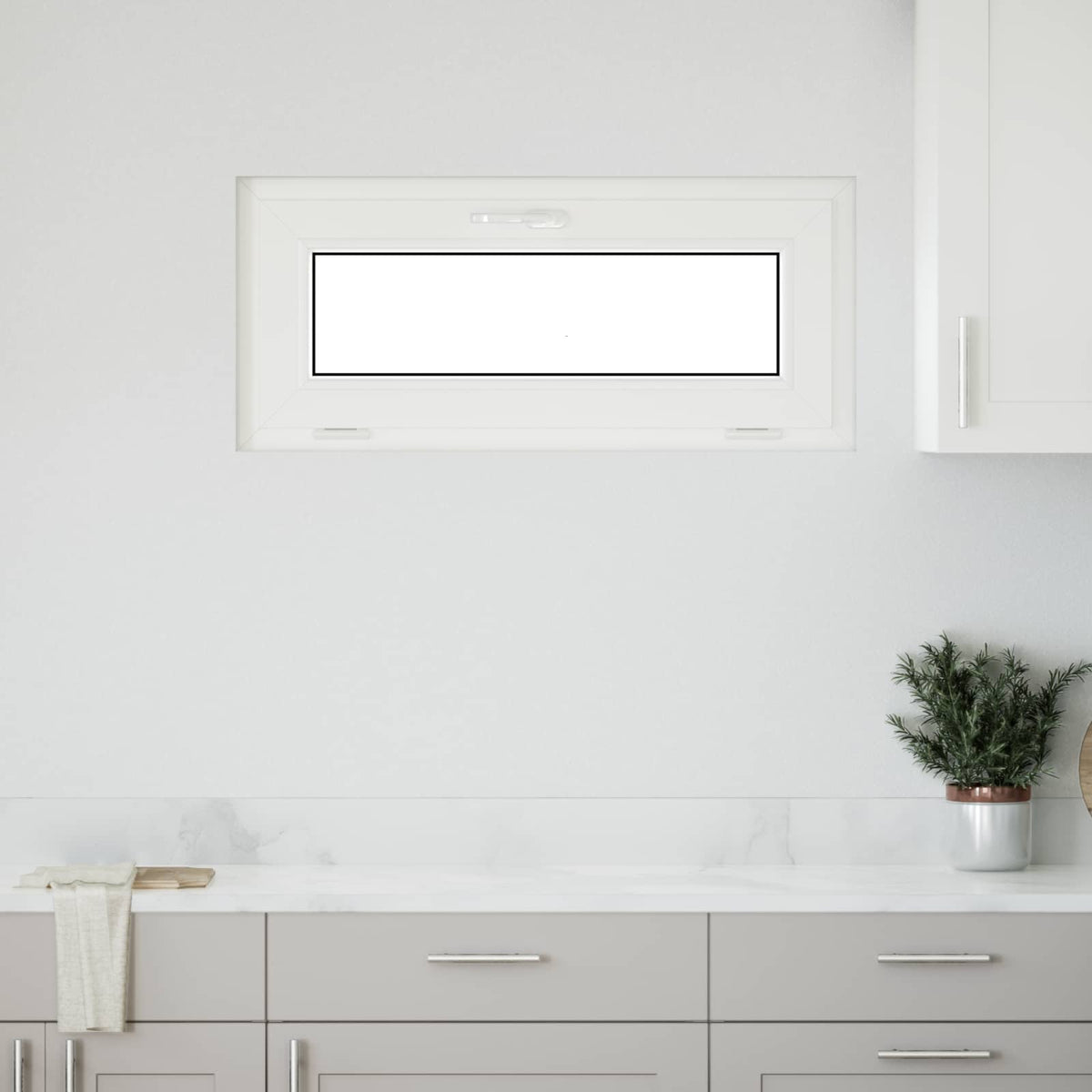 Vidaxl kleur binnenkant kelderraam wit risor 90 x 40 cm