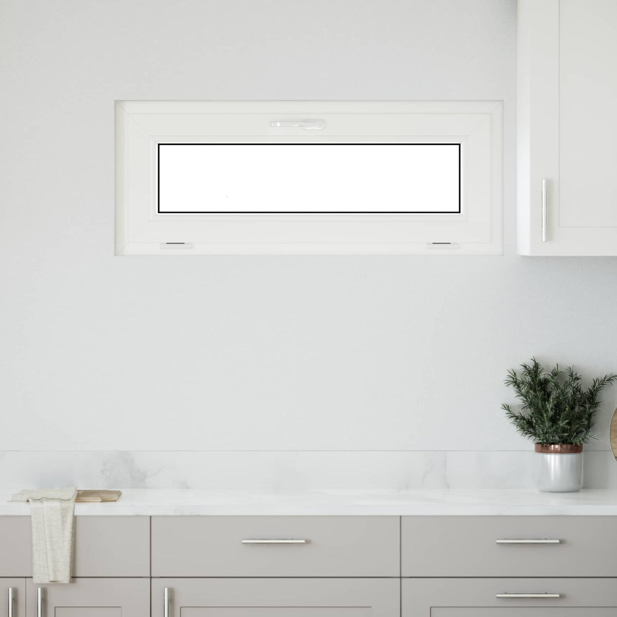 Vidaxl kleur binnenkant kelderraam wit risor 100 x 40 cm
