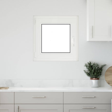 Vidaxl kleur binnenkant kelderraam wit risor 60 x 60 cm