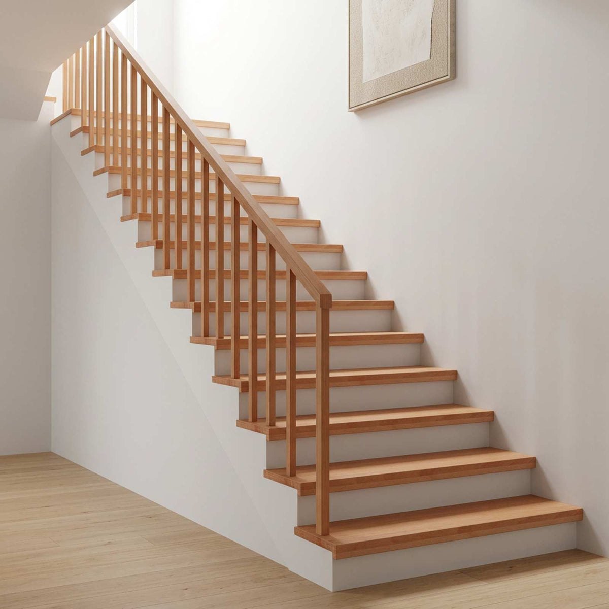 Vidaxl trapmatten 2 st naturel 70 x 25 x 2 cm massief beukenhout