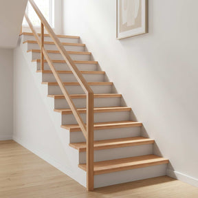 Vidaxl trapmatten 2 st naturel 110 x 30 x 2 cm massief beukenhout