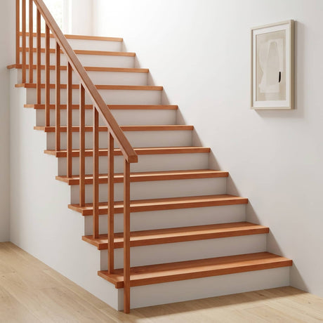 Vidaxl trapmatten 2 st lak 100 x 30 x 2 cm massief beukenhout