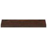 Vidaxl traplopers 4 st 70 x 25 x 2 cm donkerbruin massief beukenhout