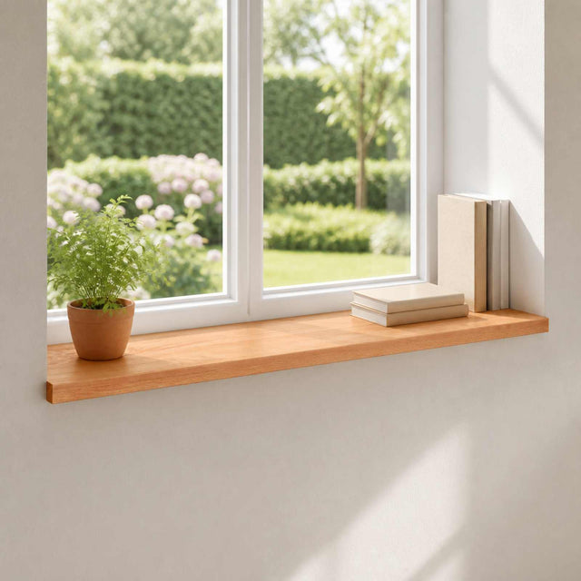 Vidaxl raamkozijnen 2 st geolied 110 x 25 x 2 cm massief beukenhout