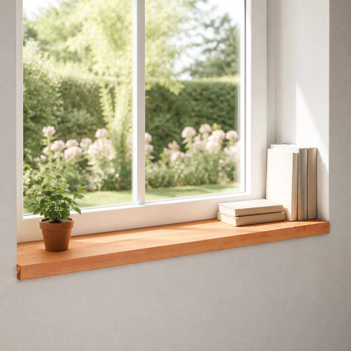 Vidaxl raamkozijnen 2 st geolied 70 x 30 x 2 cm massief beukenhout