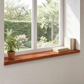 Vidaxl raamkozijnen 2 st bruin 110 x 20 x 2 cm massief beukenhout