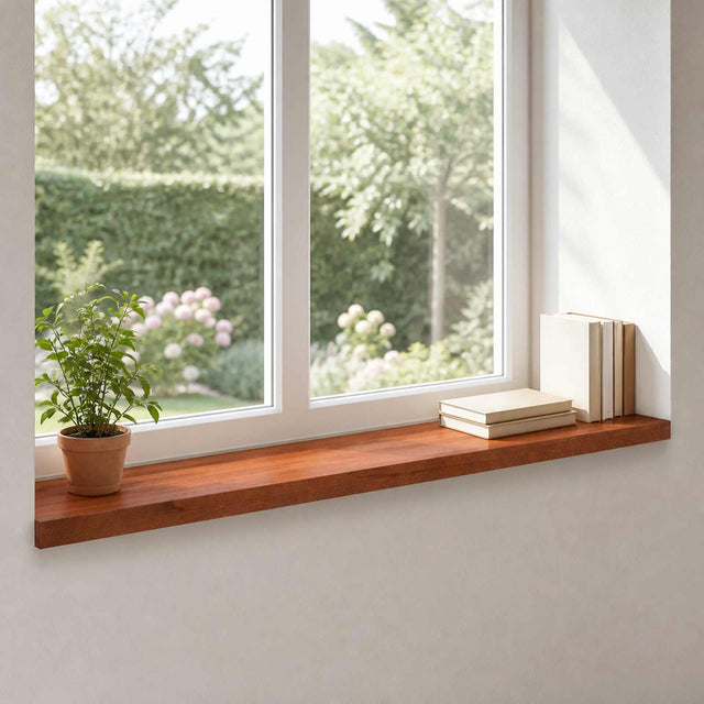 Vidaxl raamkozijnen 2 st bruin 110 x 20 x 2 cm massief beukenhout