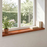 Vidaxl raamkozijnen 2 st bruin 120 x 20 x 2 cm massief beukenhout
