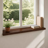 Vidaxl raamkozijnen 2 st donkerbruin 70 x 40 x 2 cm massief beukenhout