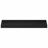 Vidaxl raamkozijnen 2 st zwart 70 x 25 x 2 cm massief beukenhout