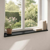 Vidaxl raamkozijnen 2 st zwart 70 x 40 x 2 cm massief beukenhout