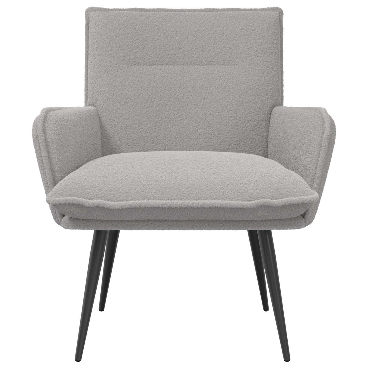 Vidaxl fauteuil lichtgrijs bouclé