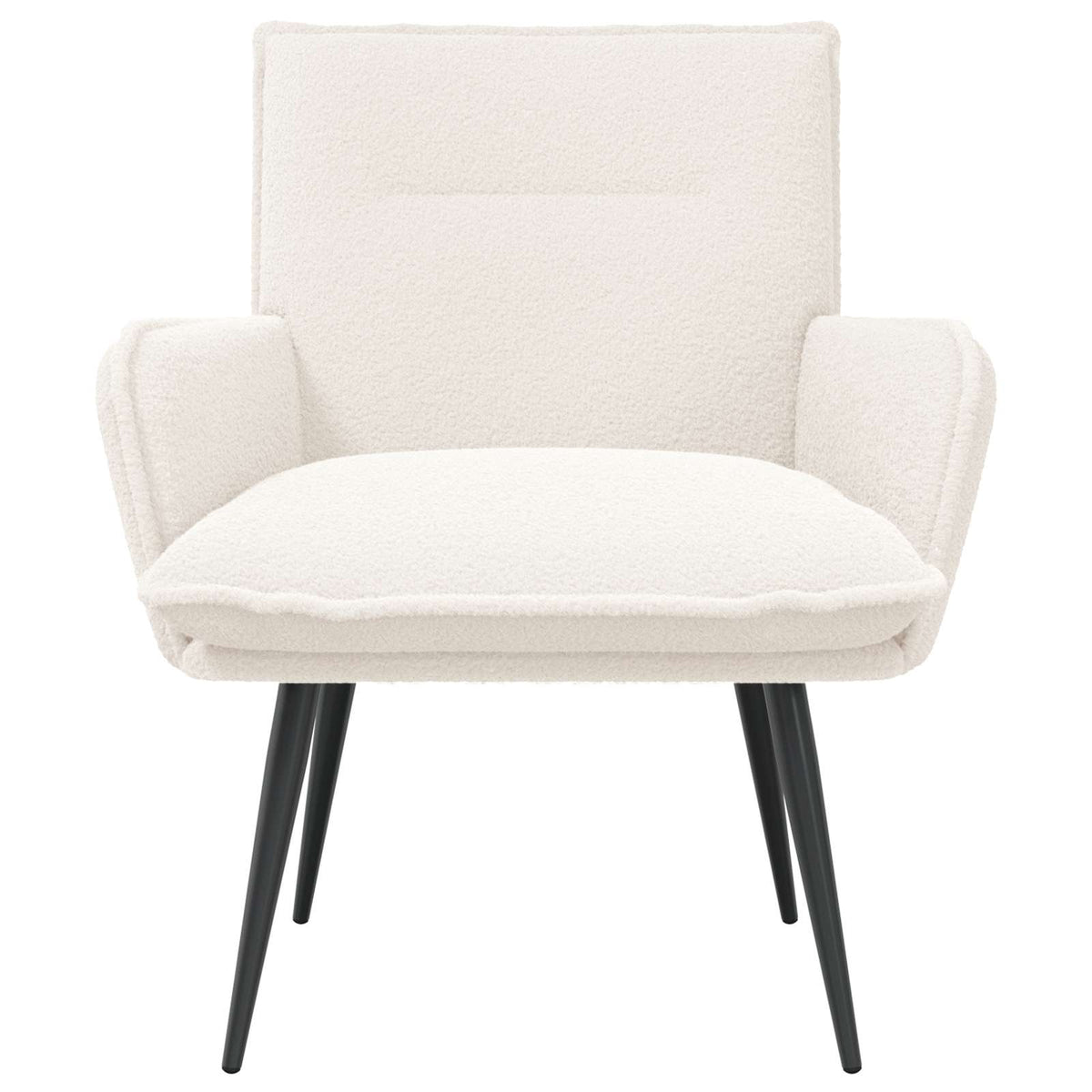Vidaxl fauteuil crèmekleurig bouclé