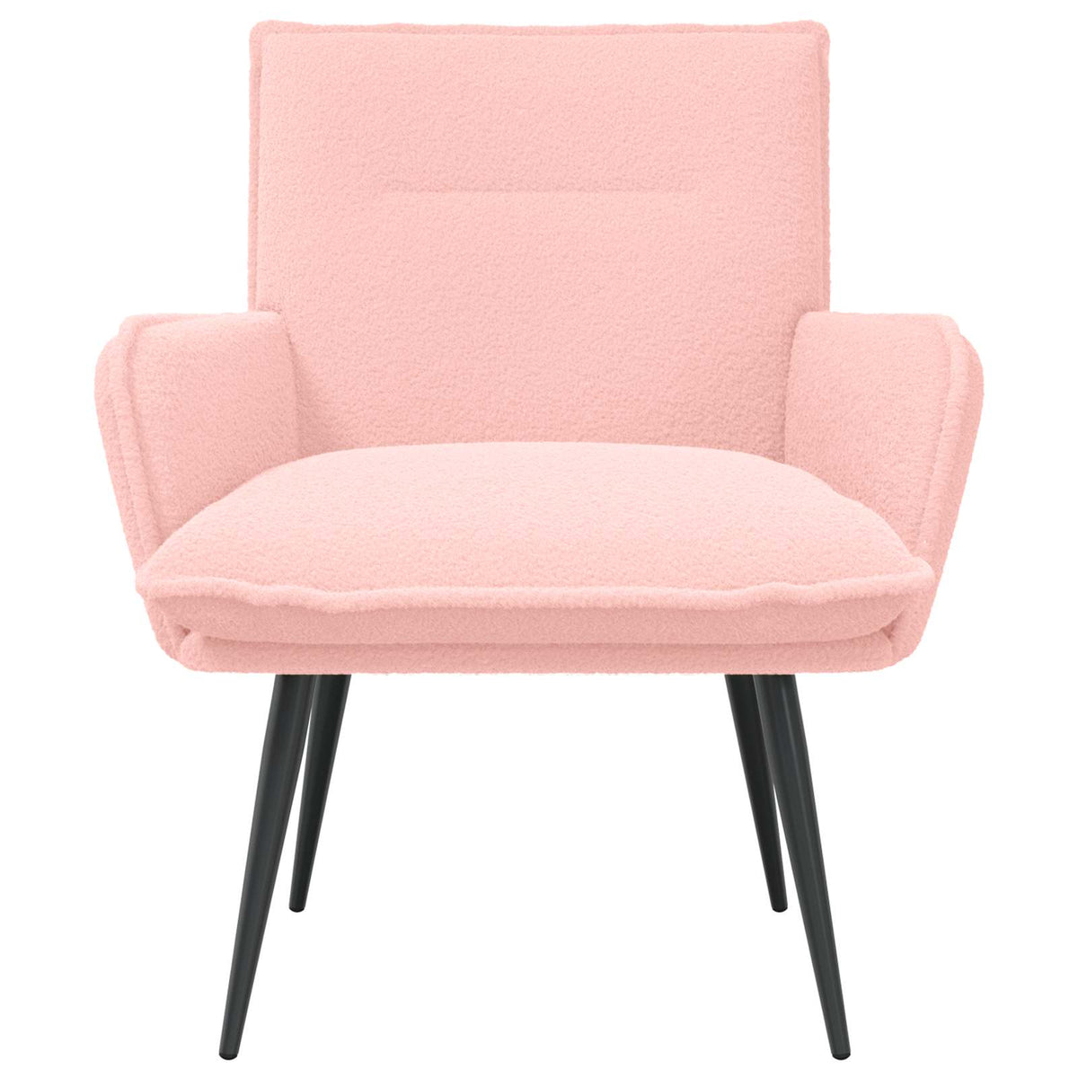 Vidaxl fauteuil roze bouclé