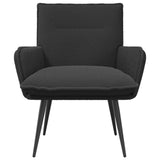 Vidaxl fauteuil donkergrijs bouclé