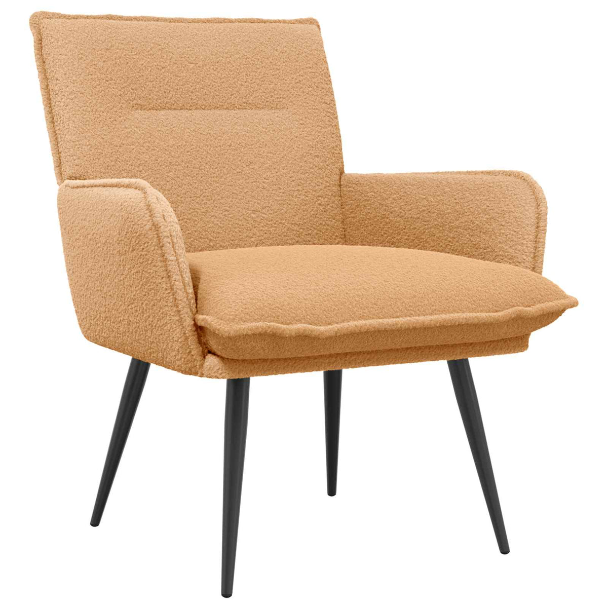 Vidaxl fauteuil beige bouclé