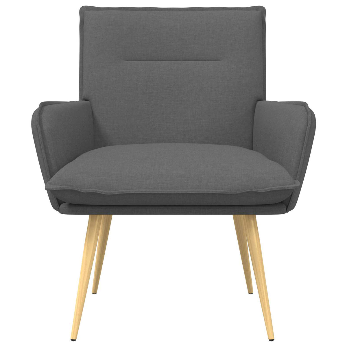 Vidaxl fauteuil donkergrijs stof