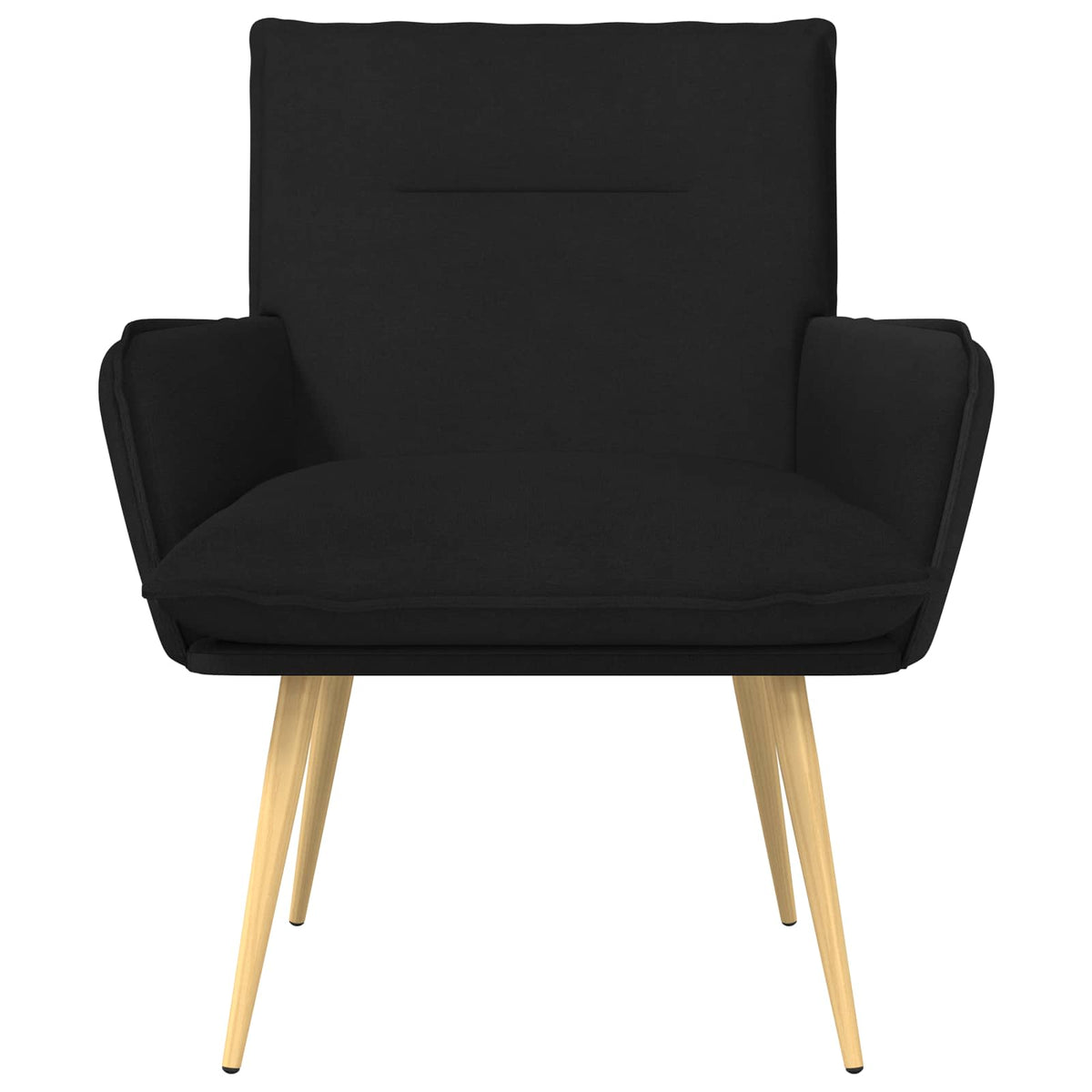 Vidaxl fauteuil zwart stof