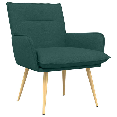 Vidaxl fauteuil donkergroen stof