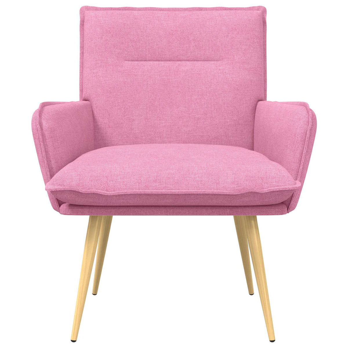 Vidaxl fauteuil roze stof