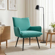 Vidaxl fauteuil turquoise fluweel