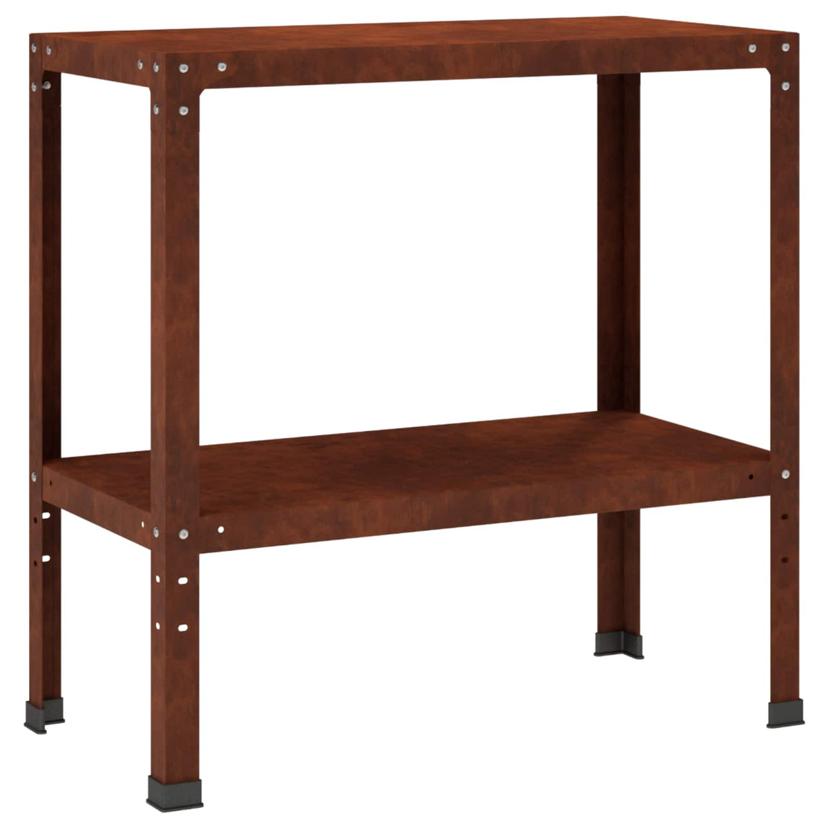 Vidaxl planttafel 80 x 40 x 80 cm weervast staal roestkleurig