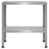 Vidaxl planttafel 60 x 40 x 80 cm gegalvaniseerd staal zilver
