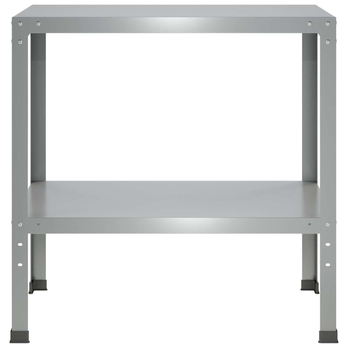 Vidaxl planttafel 100 x 50 x 80 cm gegalvaniseerd staal zilver