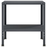 Vidaxl planttafel 60 x 50 x 80 cm gepoedercoat staal antraciet