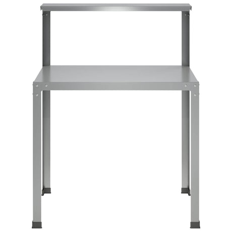 Vidaxl planttafel 80 x 50 x 104 cm gegalvaniseerd staal zilver