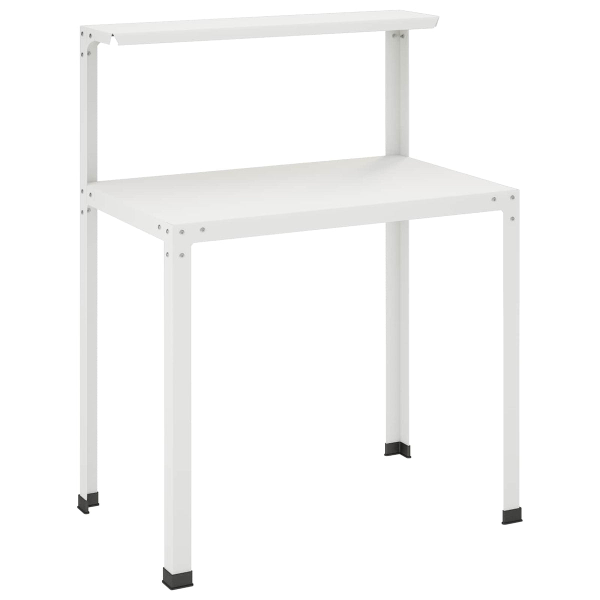 Vidaxl planttafel 60 x 50 x 104 cm gepoedercoat staal wit