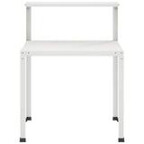 Vidaxl planttafel 60 x 50 x 104 cm gepoedercoat staal wit