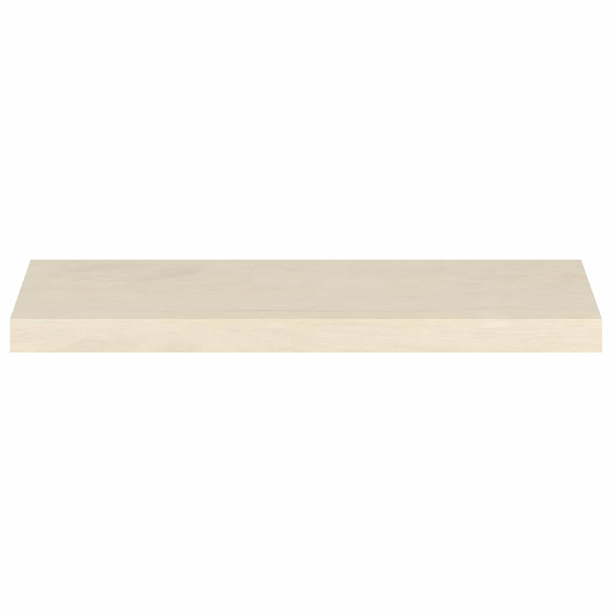 Vidaxl trap tread 2 st 80 x 25 x 2 cm wit massief eikenhout