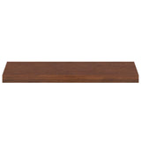 Vidaxl trap tread 4 st 80 x 25 x 2 cm donkerbruin massief eikenhout