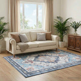 Vidaxl vloerkleed oriz meerkleurig 140 x 200 cm 100% polyester
