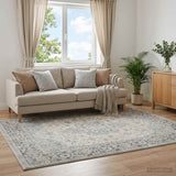 Vidaxl vloerkleed oriz crèmekleurig 140 x 200 cm 100% polyester