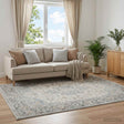 Vidaxl vloerkleed oriz crèmekleurig 160 x 230 cm 100% polyester