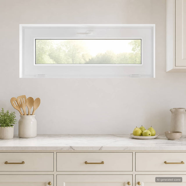 Vidaxl kleur binnenkant kelderraam wit risor 105 x 40 cm