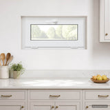 Vidaxl kleur binnenkant kelderraam wit risor 80 x 45 cm