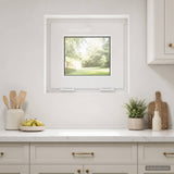 Vidaxl kleur binnenkant kelderraam wit risor 45 x 40 cm