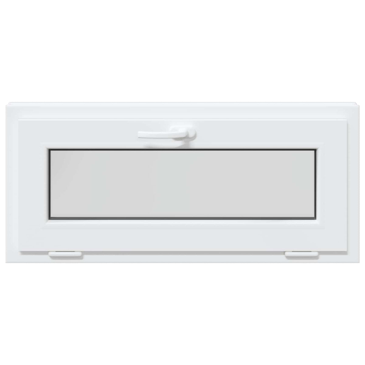 Vidaxl kleur binnenkant kelderraam wit risor 95 x 40 cm