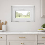 Vidaxl kleur binnenkant kelderraam wit risor 60 x 45 cm