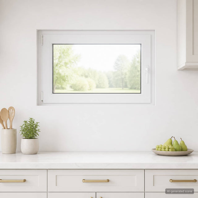 Vidaxl kleur binnenkant kelderraam wit risor 95 x 50 cm